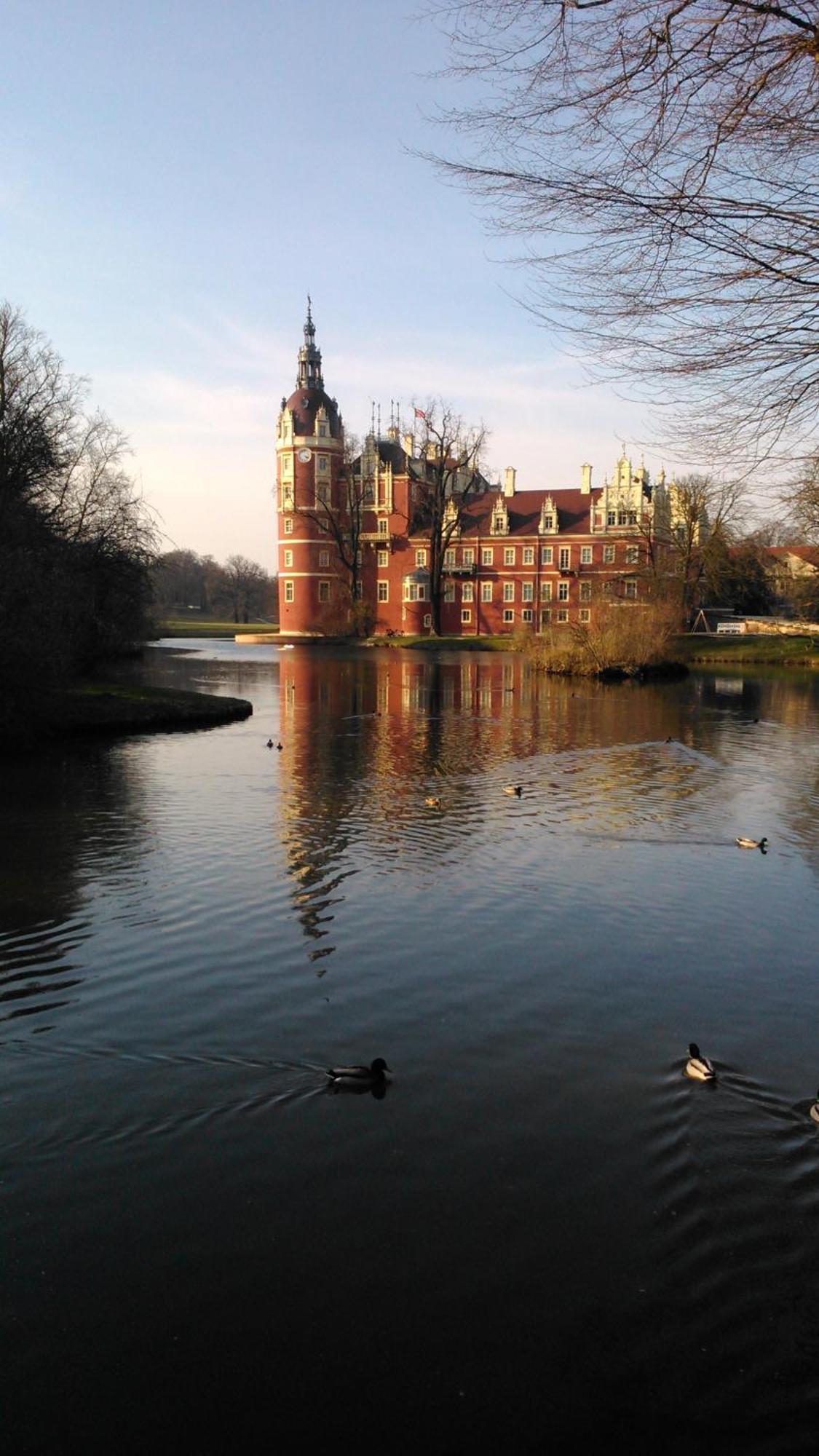Pension Am Park Bad Muskau Buitenkant foto