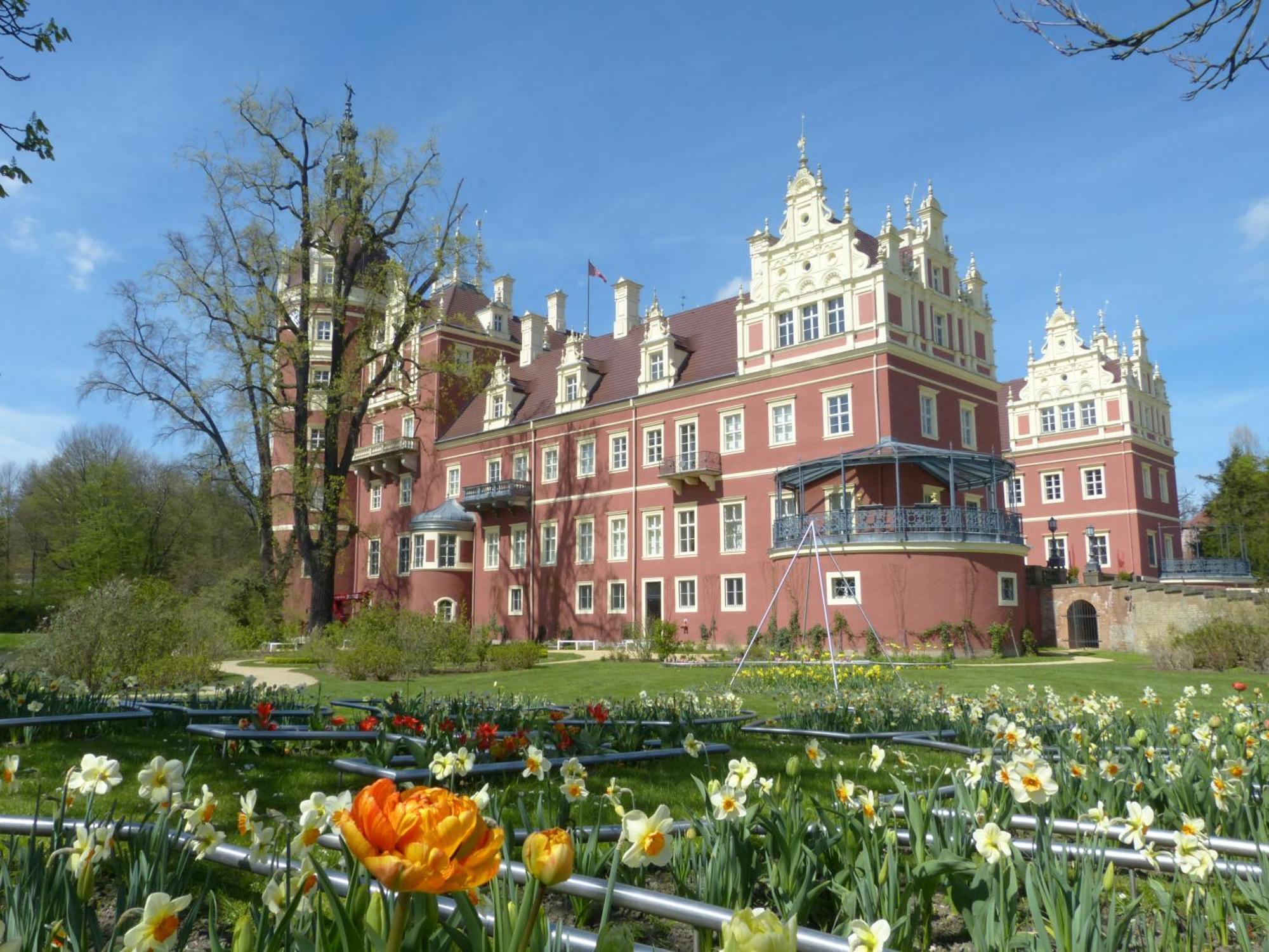 Pension Am Park Bad Muskau Buitenkant foto